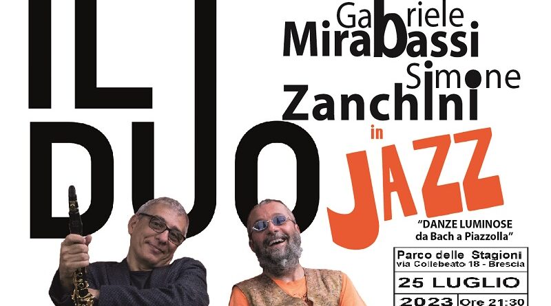 Mirabassi e Zanchini a Brescia, un concerto nel parco delle Stagioni